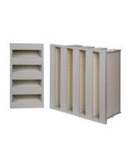 FILTRE ABSOLU HEPA H14 CADRE ALUMINIUM DOUBLE FACE TYPE : HC-H14-AS-457x457x66-FB/1P