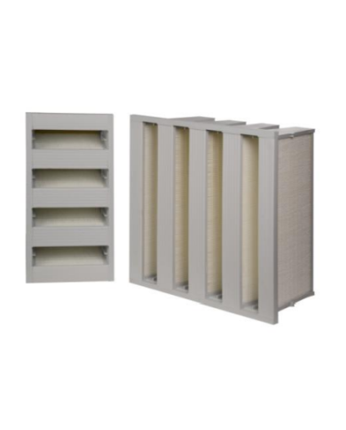 FILTRE ABSOLU EPA E10 HAUTE CAPACITE V-MODULE TYPE : HV-E10-287x592x292 FILTRE ABSOLU EPA E10 HAUTE CAPACITE V-MODULE TYPE : HV-E10-287x592x292
