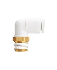 Raccord coudé diamètre 8 mm filetage 1/4" Réf : KQ2L08-02AS