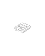 Embasse multiple pour distributeur série 70 PNV et SOV 1/4'' 8 positions Réf: 0224000801