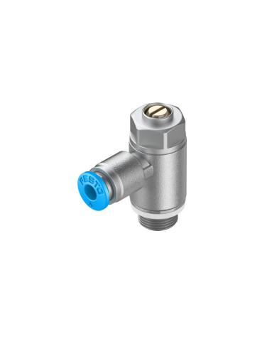 Limiteur de débit unidirectionnel GRLA-1/8-QS-4-D