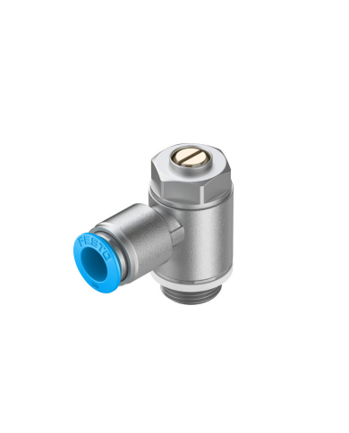 Limiteur de débit unidirectionnel GRLA-3/8-QS-10-D