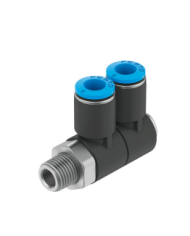 Raccord banjo multiple QSLV2-1/4-6