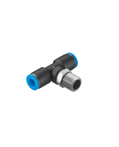 Raccord enfichable en T QST-B-1/2-10-10 Raccord enfichable en T QST-B-1/2-10-10