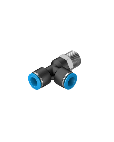 Raccord enfichable en T QSTL-3/8-10 Raccord enfichable en T QSTL-3/8-10