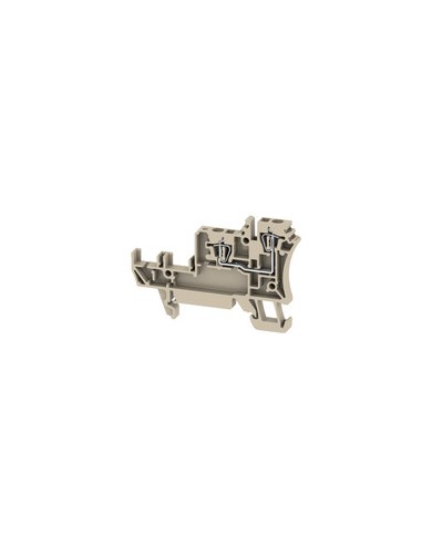 Bloc de jonction capteur-actionneur, Raccordement à ressort, 1.5 mm², 250 V, 17.5 A, Nombre de raccordements: 2, Nombre de potentiels par étage: 1, Beige foncé TYPE ZIA 1.5/3L-1S Bloc de jonction capteur-actionneur, Raccordement à ressort, 1.5 mm², 250 V, 17.5 A, Nombre de raccordements: 2, Nombre de potentiels par étage: 1, Beige foncé TYPE ZIA 1.5/3L-1S