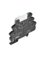 Interface relais, 24 V DC ,20 %, LED verte, Diode de roue libre, Protection contre inversions de polarité, 1 Inverseur AgNi , 250 V AC, 6 A, Raccordement à ressort TYPE TRZ 24VDC 1CO Interface relais, 24 V DC ,20 %, LED verte, Diode de roue libre, Protection contre inversions de polarité, 1 Inverseur AgNi , 250 V AC, 6 A, Raccordement à ressort TYPE TRZ 24VDC 1CO