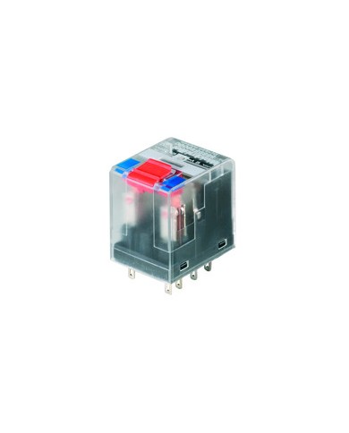 Relais industriel miniature, 24 V DC, 3 Inverseur avec bouton de test AgNi 90/10 , 240 V AC, 10 A TYPE RCM370024 Relais industriel miniature, 24 V DC, 3 Inverseur avec bouton de test AgNi 90/10 , 240 V AC, 10 A TYPE RCM370024
