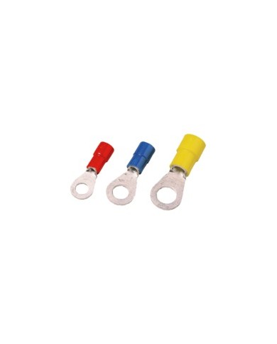 Cosse à sertir pour conducteur en cuivre, M 6, 0.5 mm² - 1 mm², rouge TYPE KQI-M6/-1 Cosse à sertir pour conducteur en cuivre, M 6, 0.5 mm² - 1 mm², rouge TYPE KQI-M6/-1
