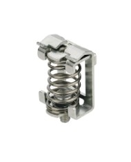 Borne de raccordement de blindage, Pas en mm²: 14.00, Diamètre de câble, max.: 8 mm², Acier TYPE KLBUE 3-8 SC Borne de raccordement de blindage, Pas en mm²: 14.00, Diamètre de câble, max.: 8 mm², Acier TYPE KLBUE 3-8 SC
