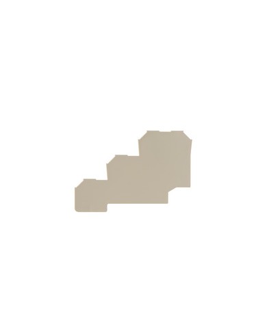Flasque de fermeture bloc de jonction, 65.65 mm²x 1.5 mm², Beige foncé TYPE AP DLI2.5 DB Flasque de fermeture bloc de jonction, 65.65 mm²x 1.5 mm², Beige foncé TYPE AP DLI2.5 DB
