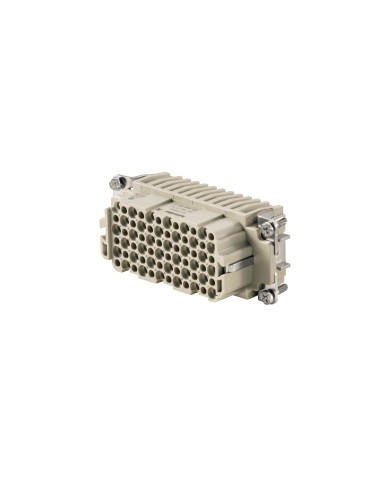 Connecteur débrochable industriel, Femelle, 250 V, 10 A, Nombre de pôles: 72, Raccordement à sertir, Taille: 6 TYPE HDC HDD 72 FC Connecteur débrochable industriel, Femelle, 250 V, 10 A, Nombre de pôles: 72, Raccordement à sertir, Taille: 6 TYPE HDC HDD 72 FC