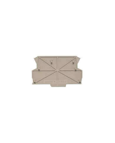 Flasque de fermeture bloc de jonction, 55.85 mm²x 1.5 mm², gris-beige TYPE AP MCZ1.5 1674 Flasque de fermeture bloc de jonction, 55.85 mm²x 1.5 mm², gris-beige TYPE AP MCZ1.5 1674
