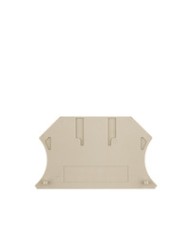 Flasque de fermeture bloc de jonction, 65.65 mm²x 1.5 mm², Beige foncé TYPE AP DLI2.5 DB