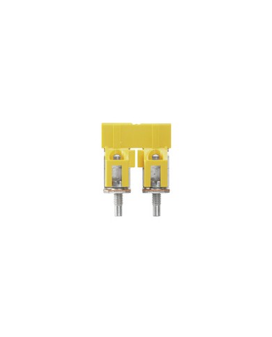 Connecteur transversal bloc de jonction, Vissé, Nombre de pôles: 2, Pas en mm²: 16.00, Isolé: Oui, 138 A, jaune TYPE WQV 35/2 Connecteur transversal bloc de jonction, Vissé, Nombre de pôles: 2, Pas en mm²: 16.00, Isolé: Oui, 138 A, jaune TYPE WQV 35/2