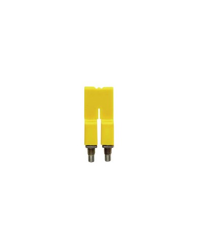Connecteur transversal bloc de jonction, Vissé, Nombre de pôles: 2, Pas en mm²: 5.10, Isolé: Oui, 32 A, jaune TYPE WQV 2.5/2 Connecteur transversal bloc de jonction, Vissé, Nombre de pôles: 2, Pas en mm²: 5.10, Isolé: Oui, 32 A, jaune TYPE WQV 2.5/2
