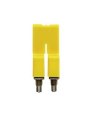 Connecteur transversal bloc de jonction, Vissé, Nombre de pôles: 10, Pas en mm²: 6.10, Isolé: Oui, 41 A, jaune TYPE WQV 4/10