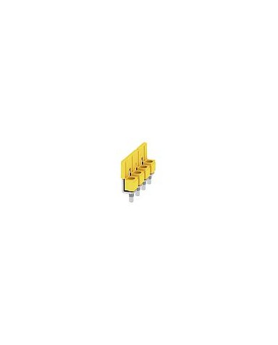 Connecteur transversal bloc de jonction, Vissé, Nombre de pôles: 4, Pas en mm²: 9.90, Isolé: Oui, 63 A, jaune TYPE WQV 10/4 Connecteur transversal bloc de jonction, Vissé, Nombre de pôles: 4, Pas en mm²: 9.90, Isolé: Oui, 63 A, jaune TYPE WQV 10/4