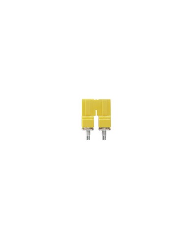 Connecteur transversal bloc de jonction, Vissé, Nombre de pôles: 2, Pas en mm²: 9.90, Isolé: Oui, 76 A, jaune TYPE WQV 10/2 Connecteur transversal bloc de jonction, Vissé, Nombre de pôles: 2, Pas en mm²: 9.90, Isolé: Oui, 76 A, jaune TYPE WQV 10/2