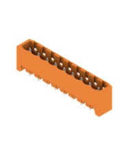 Connecteur débrochable pour circuit imprimé raccordement sur platine, 5.08 mm², Nombre de pôles: 9, Angle de sortie: 180° TYPE SL 5.08HC/09/180G 3.2SN OR BX