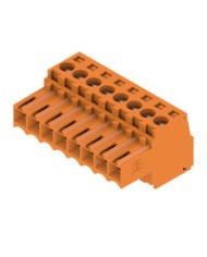 Connecteur débrochable pour circuit imprimé raccordement filaire, 3.50 mm², Nombre de pôles: 8, Raccordement vissé TYPE BL 3.50/08/180 SN OR BX