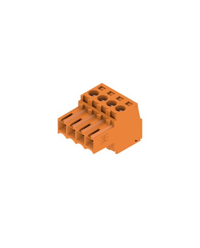 Connecteur débrochable pour circuit imprimé raccordement filaire, 3.50 mm², Nombre de pôles: 4, Raccordement vissé TYPE BL 3.50/04/180 SN OR BX Connecteur débrochable pour circuit imprimé raccordement filaire, 3.50 mm², Nombre de pôles: 4, Raccordement vissé TYPE BL 3.50/04/180 SN OR BX