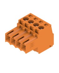 Connecteur débrochable pour circuit imprimé raccordement filaire, 3.50 mm², Nombre de pôles: 3, Raccordement vissé TYPE BL 3.50/03/180 SN OR BX