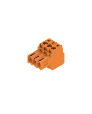 Connecteur débrochable pour circuit imprimé raccordement filaire, 3.50 mm², Nombre de pôles: 3, Raccordement vissé TYPE BL 3.50/03/180 SN OR BX Connecteur débrochable pour circuit imprimé raccordement filaire, 3.50 mm², Nombre de pôles: 3, Raccordement vissé TYPE BL 3.50/03/180 SN OR BX