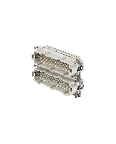 Connecteur débrochable industriel,  Mâle, 500 V, 16 A, Nombre de pôles: 24, Raccordement vissé, Taille: 8 TYPE HDC HE 24 MS  25-48 Connecteur débrochable industriel,  Mâle, 500 V, 16 A, Nombre de pôles: 24, Raccordement vissé, Taille: 8 TYPE HDC HE 24 MS  25-48