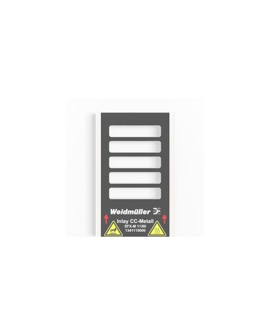 Insert repérage d'appareils, Type de repère: SFX-M 11/60, Version: Support pour 5 panneaux TYPE INLAY SFX-M 11/60 Insert repérage d'appareils, Type de repère: SFX-M 11/60, Version: Support pour 5 panneaux TYPE INLAY SFX-M 11/60
