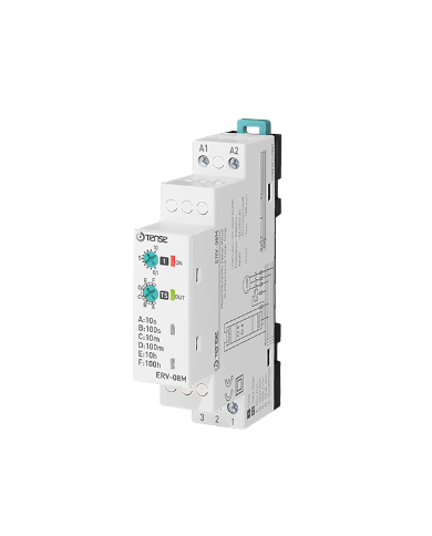 Temporisateur modulaire multifonction 0.1sec-100 Hours 12-240VAC-VDC Temporisateur modulaire multifonction 0.1sec-100 Hours 12-240VAC-VDC