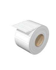 Repérage d'appareils, autoadhésif, sans halogène, 60 mm², Polyester, blanc TYPE CC 30/60 mm²WS