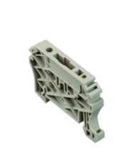 Équerre de blocage, Wemid, Beige foncé, Rail: TS 35, monté TYPE ZEW 35/2