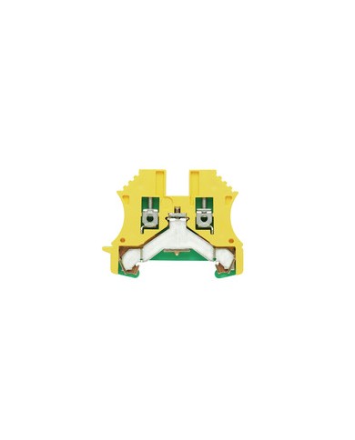 Borne de mise à la terre, Raccordement vissé, 2.5 mm², 800 V, Nombre de raccordements: 2, Nombre d'étages: 1, Vert/jaune TYPE WPE 2.5 Borne de mise à la terre, Raccordement vissé, 2.5 mm², 800 V, Nombre de raccordements: 2, Nombre d'étages: 1, Vert/jaune TYPE WPE 2.5