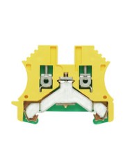 Borne de mise à la terre, Raccordement vissé, 16 mm², 400 V, Nombre de raccordements: 2, Nombre d'étages: 1, Vert/jaune TYPE WPE 16N
