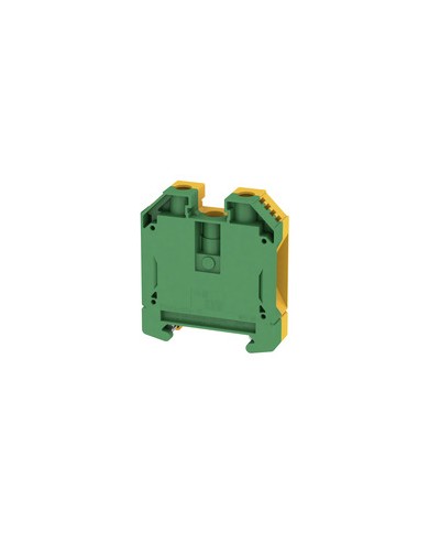 Borne de mise à la terre, Raccordement vissé, 35 mm², 800 V, Nombre de raccordements: 2, Nombre d'étages: 1, Vert/jaune TYPE WPE 35 Borne de mise à la terre, Raccordement vissé, 35 mm², 800 V, Nombre de raccordements: 2, Nombre d'étages: 1, Vert/jaune TYPE WPE 35