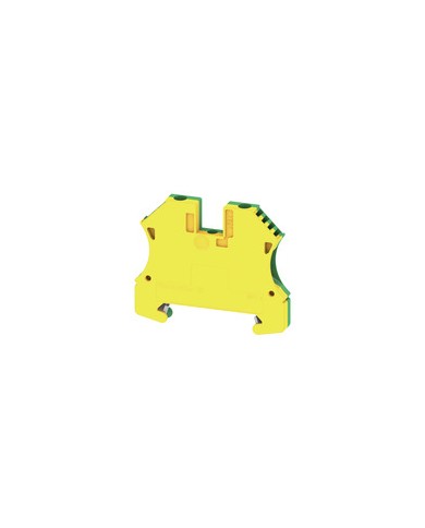 Borne de mise à la terre, Raccordement vissé, 4 mm², 800 V, Nombre de raccordements: 2, Nombre d'étages: 1, Vert/jaune TYPE WPE 4 Borne de mise à la terre, Raccordement vissé, 4 mm², 800 V, Nombre de raccordements: 2, Nombre d'étages: 1, Vert/jaune TYPE WPE 4