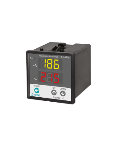 Ampéremetre Digital avec sortie relais 72x72mm (150mA-995A) Ampéremetre Digital avec sortie relais 72x72mm (150mA-995A)