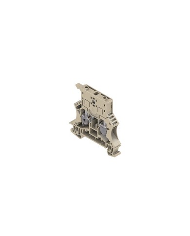 Bloc de jonction à fusible, Raccordement vissé, Isolateur de fusible, pour connexion transversale à visser, libre d'un côté, Raccordement vissé, 6 mm², 250 V, 6.3 A, G-Si. 5 x 20, Beige foncé TYPE WSI 6 Bloc de jonction à fusible, Raccordement vissé, Isolateur de fusible, pour connexion transversale à visser, libre d'un côté, Raccordement vissé, 6 mm², 250 V, 6.3 A, G-Si. 5 x 20, Beige foncé TYPE WSI 6