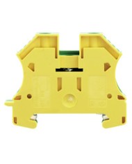 Borne de mise à la terre, Raccordement vissé, 16 mm², 400 V, Nombre de raccordements: 2, Nombre d'étages: 1, Vert/jaune TYPE WPE 16N