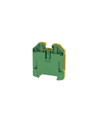Borne de mise à la terre, Raccordement vissé, 16 mm², 1000 V, Nombre de raccordements: 2, Nombre d'étages: 1, Vert/jaune TYPE WPE 16 Borne de mise à la terre, Raccordement vissé, 16 mm², 1000 V, Nombre de raccordements: 2, Nombre d'étages: 1, Vert/jaune TYPE WPE 16
