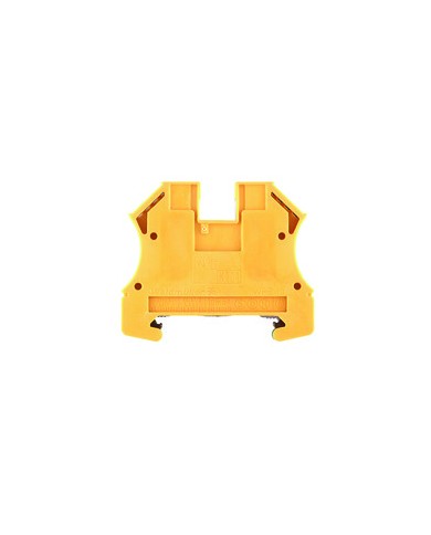 Borne de mise à la terre, Raccordement vissé, 10 mm², 800 V, Nombre de raccordements: 2, Nombre d'étages: 1, Vert/jaune TYPE WPE 10 Borne de mise à la terre, Raccordement vissé, 10 mm², 800 V, Nombre de raccordements: 2, Nombre d'étages: 1, Vert/jaune TYPE WPE 10