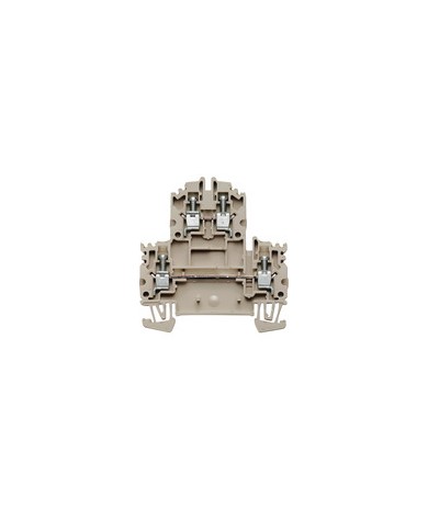 Bloc de jonction modulaire multi-étages, Raccordement vissé, 4 mm², 800 V, 32 A, Nombre d'étages: 2, Beige foncé TYPE WDK 4N Bloc de jonction modulaire multi-étages, Raccordement vissé, 4 mm², 800 V, 32 A, Nombre d'étages: 2, Beige foncé TYPE WDK 4N