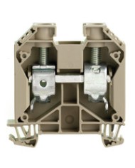 Bloc de jonction avec composant, Raccordement vissé, 4 mm², 250 V, 32 A, TS 35, Beige foncé TYPE WPO 4