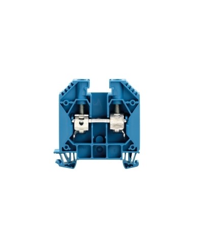 Bloc de jonction traversant, Raccordement vissé, 16 mm², 1000 V, 76 A, Nombre de raccordements: 2 TYPE WDU 16/ZA BL Bloc de jonction traversant, Raccordement vissé, 16 mm², 1000 V, 76 A, Nombre de raccordements: 2 TYPE WDU 16/ZA BL