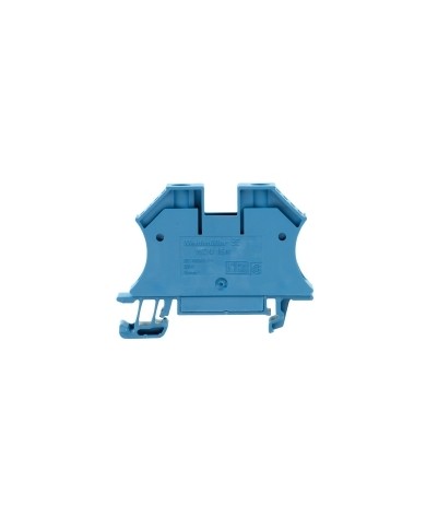 Bloc de jonction traversant, Raccordement vissé, 16 mm², 690 V, 76 A, Nombre de raccordements: 2 TYPE WDU 16N BL Bloc de jonction traversant, Raccordement vissé, 16 mm², 690 V, 76 A, Nombre de raccordements: 2 TYPE WDU 16N BL