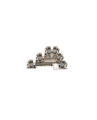 Bloc de jonction capteur-actionneur, Raccordement vissé, 2.5 mm², 250 V, 24 A, Nombre de raccordements: 6, Nombre de potentiels par étage: 1, Beige foncé TYPE DLD 2.5 DB Bloc de jonction capteur-actionneur, Raccordement vissé, 2.5 mm², 250 V, 24 A, Nombre de raccordements: 6, Nombre de potentiels par étage: 1, Beige foncé TYPE DLD 2.5 DB