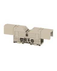 Bloc de jonction à tige, Raccordement à tige, 120 mm², 1000 V, 269 A, Nombre de raccordements: 2, M 10, TS 35, Beige foncé TYPE WFF 120/AH