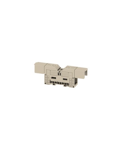 Bloc de jonction à tige, Raccordement à tige, 120 mm², 1000 V, 269 A, Nombre de raccordements: 2, M 10, TS 35, Beige foncé TYPE WFF 120/AH Bloc de jonction à tige, Raccordement à tige, 120 mm², 1000 V, 269 A, Nombre de raccordements: 2, M 10, TS 35, Beige foncé TYPE WFF 120/AH