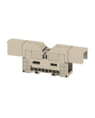 Bloc de jonction à tige, Raccordement à tige, 120 mm², 1000 V, 269 A, Nombre de raccordements: 2, M 10, TS 35, Beige foncé TYPE WFF 120/AH